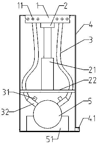 Road surface washing device