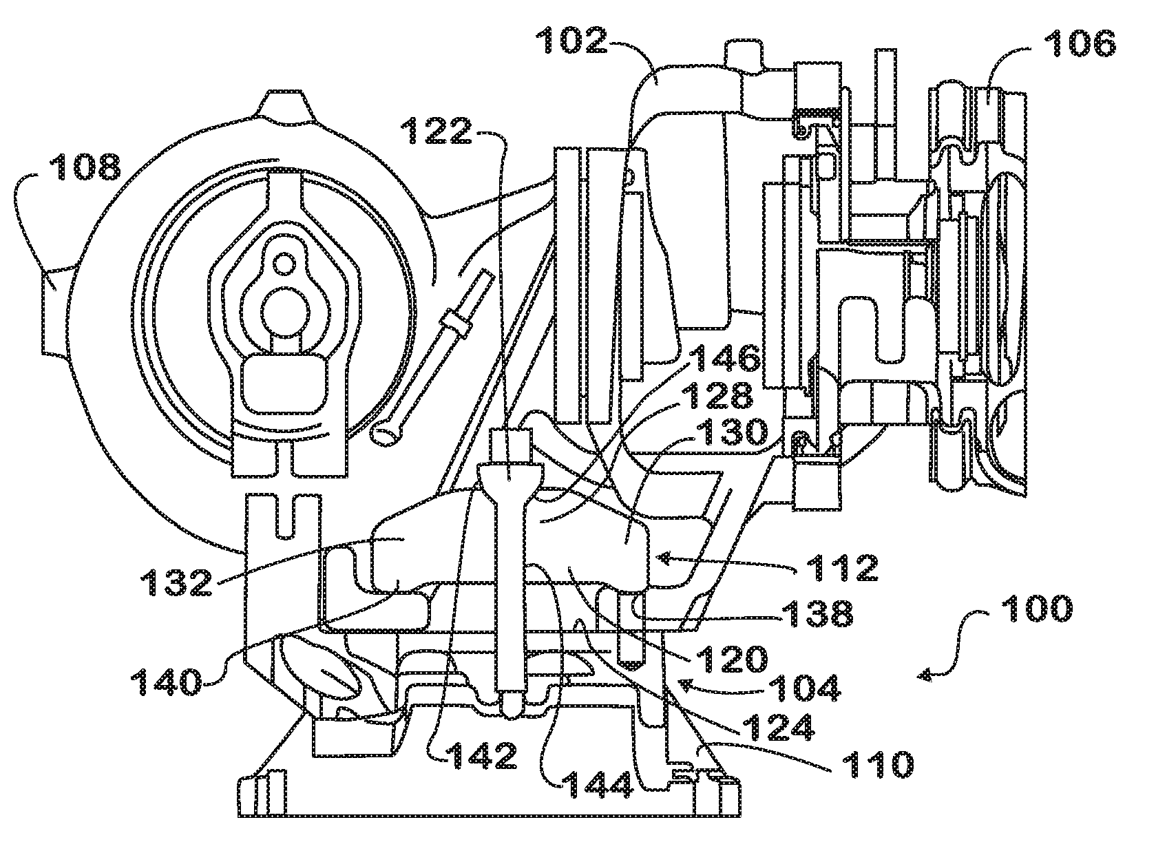 Turbocharger mounting system