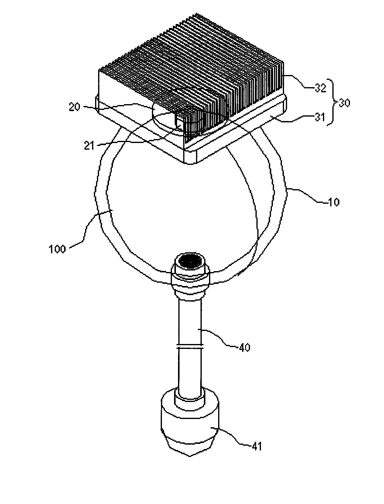 LED (Light Emitting Diode) light guide structure