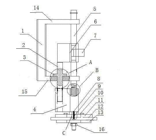 Debugging device of route and opening range size of circuit breaker