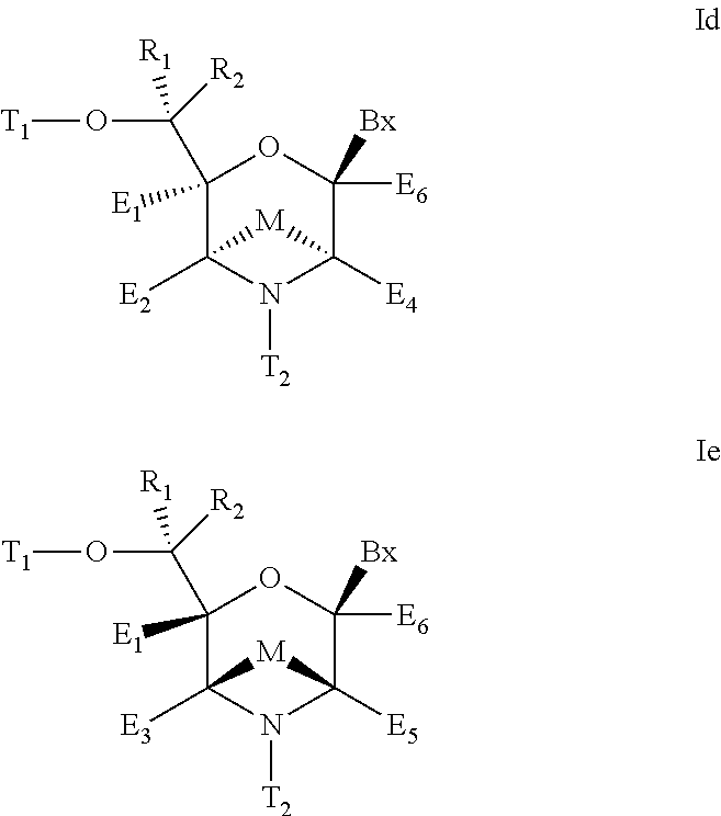 Bicyclic morpholino compounds and oligomeric compounds prepared therefrom