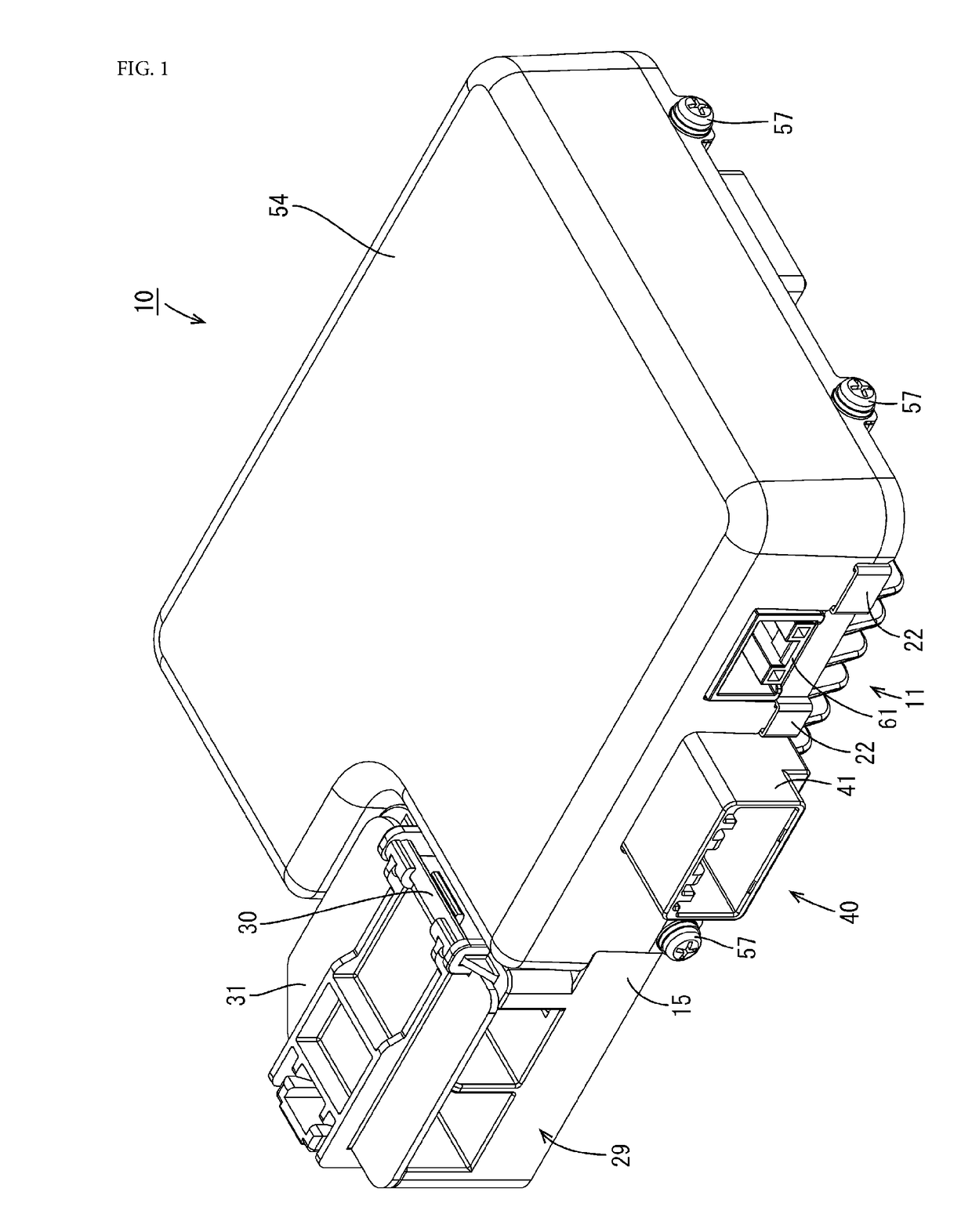 Electrical junction box and connector housing