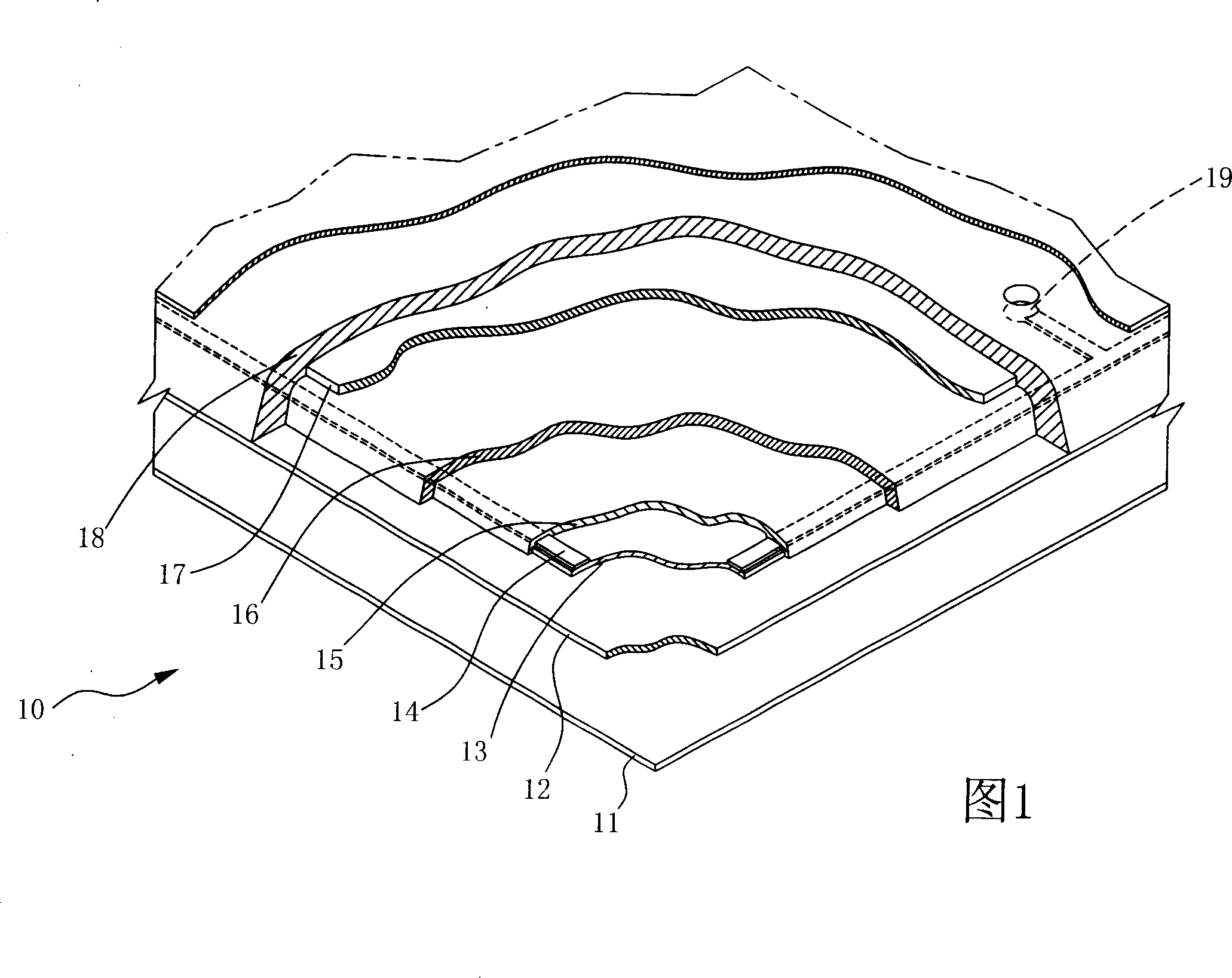 EL key device and its making method