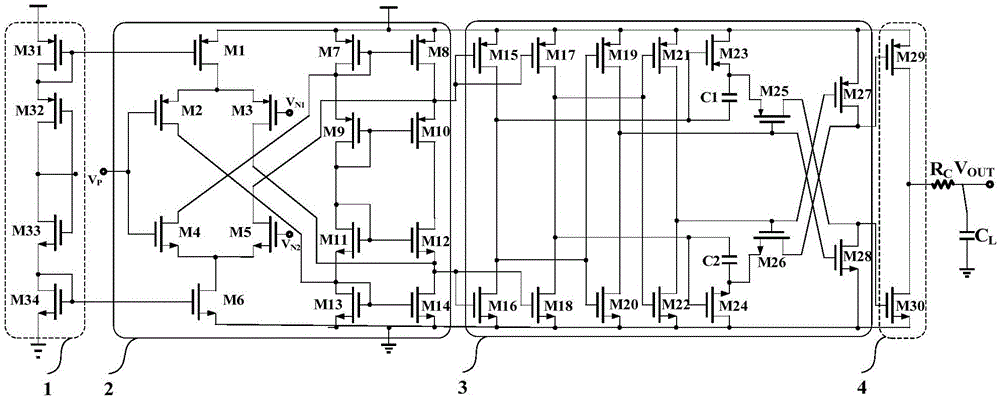 Output buffer used for AMOLED column driving circuit