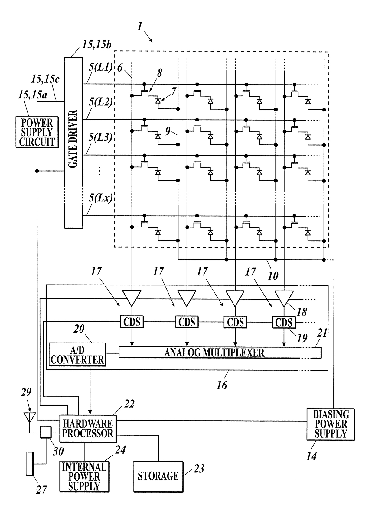 Portable radiographic imaging apparatus