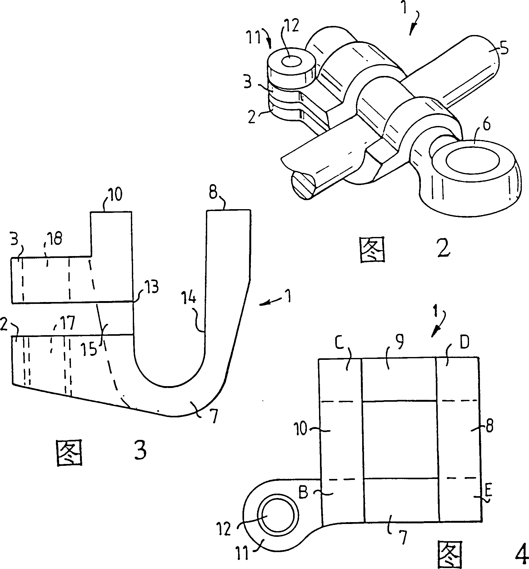Device for fixating and adjusting the positions of vertebrae in vertebral surgical operations