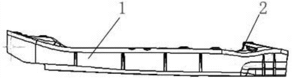 Automobile channel assembly part