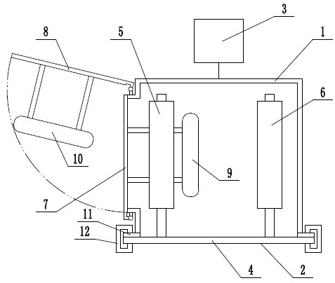 A winding coating machine