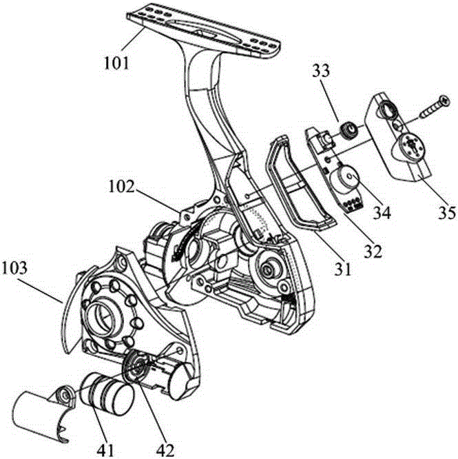 Fishing line wheel with fishing signal device