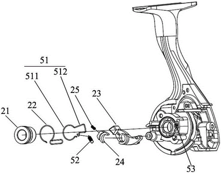 Fishing line wheel with fishing signal device