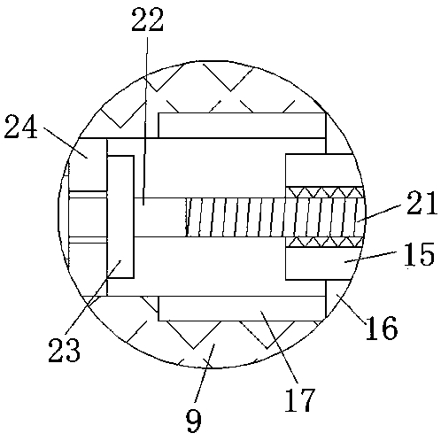 Tin soldering placing device for filter pin