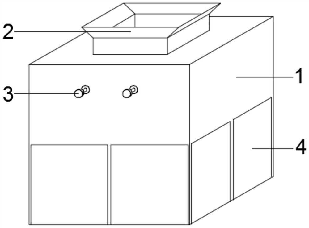 Household garbage recycling treatment device