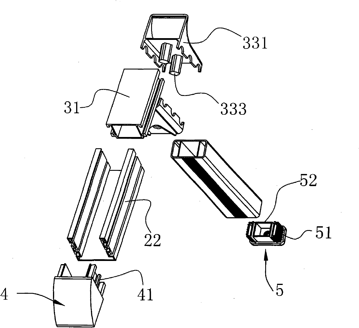 Supporting leg