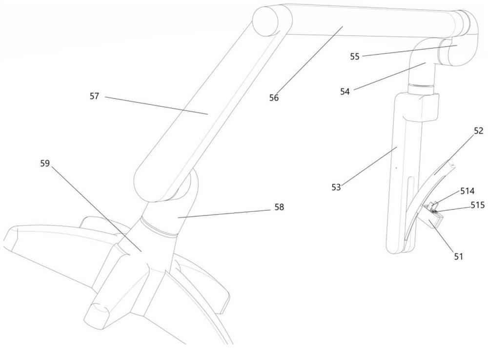 Hard mirror special for remote tracheal intubation and mechanical arm