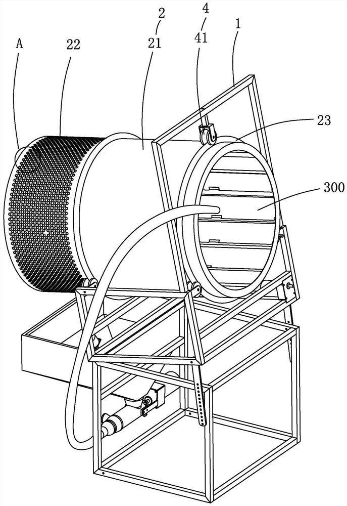 Feeding mechanism for fish skin roll powder wrapping machine and fish skin roll powder wrapping machine