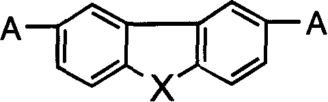 Heterofluorene derivative with strong two photon absorption character