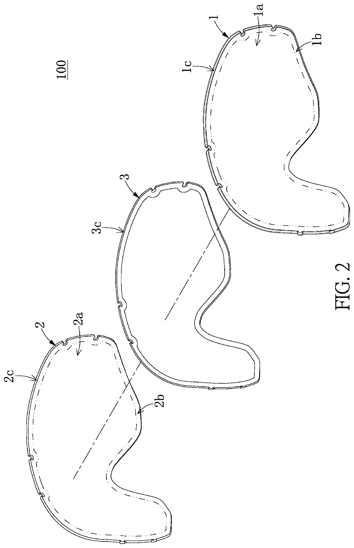 Snow goggle device and composite lens