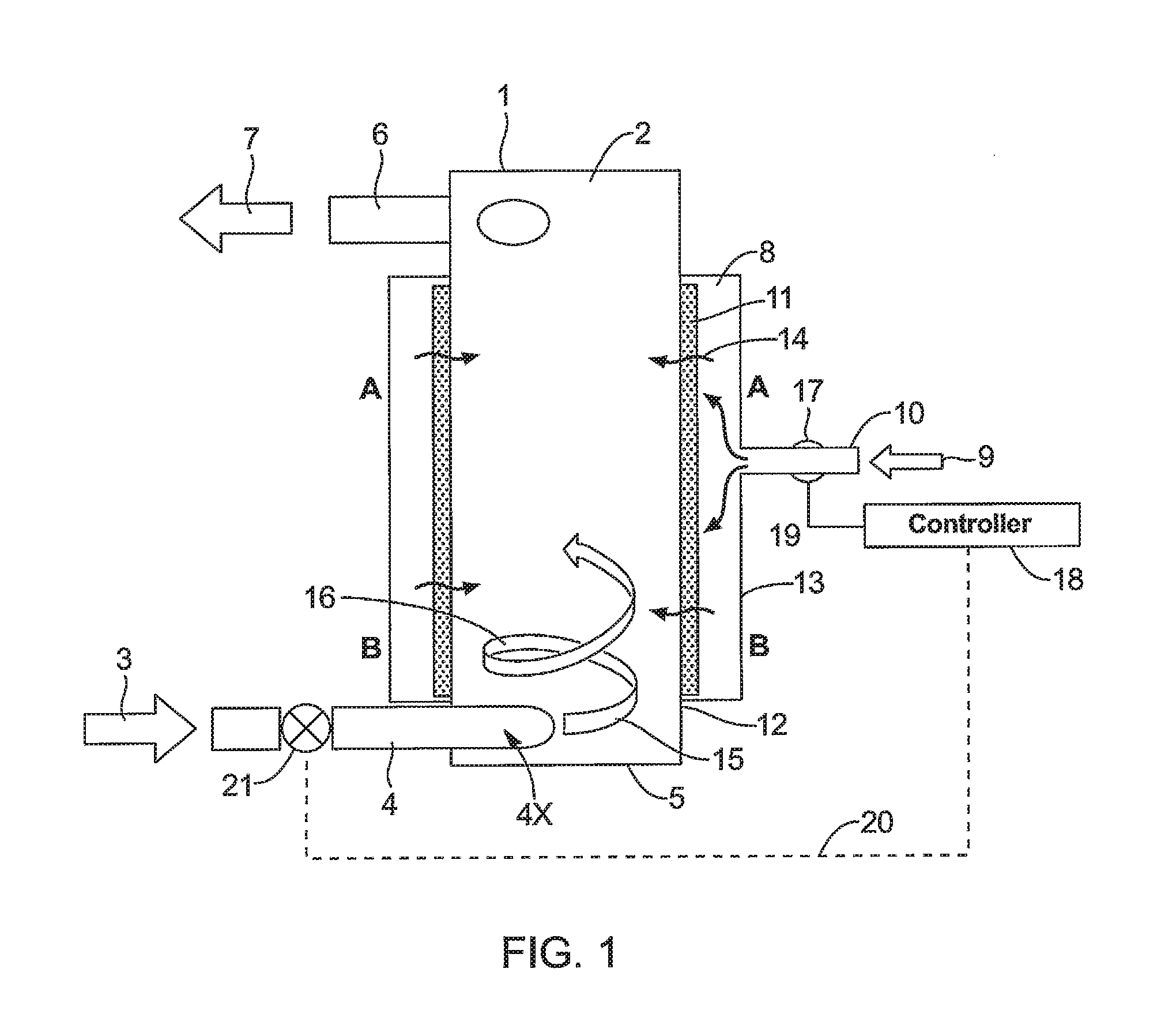 Systems and methods for diffusing gas into a liquid