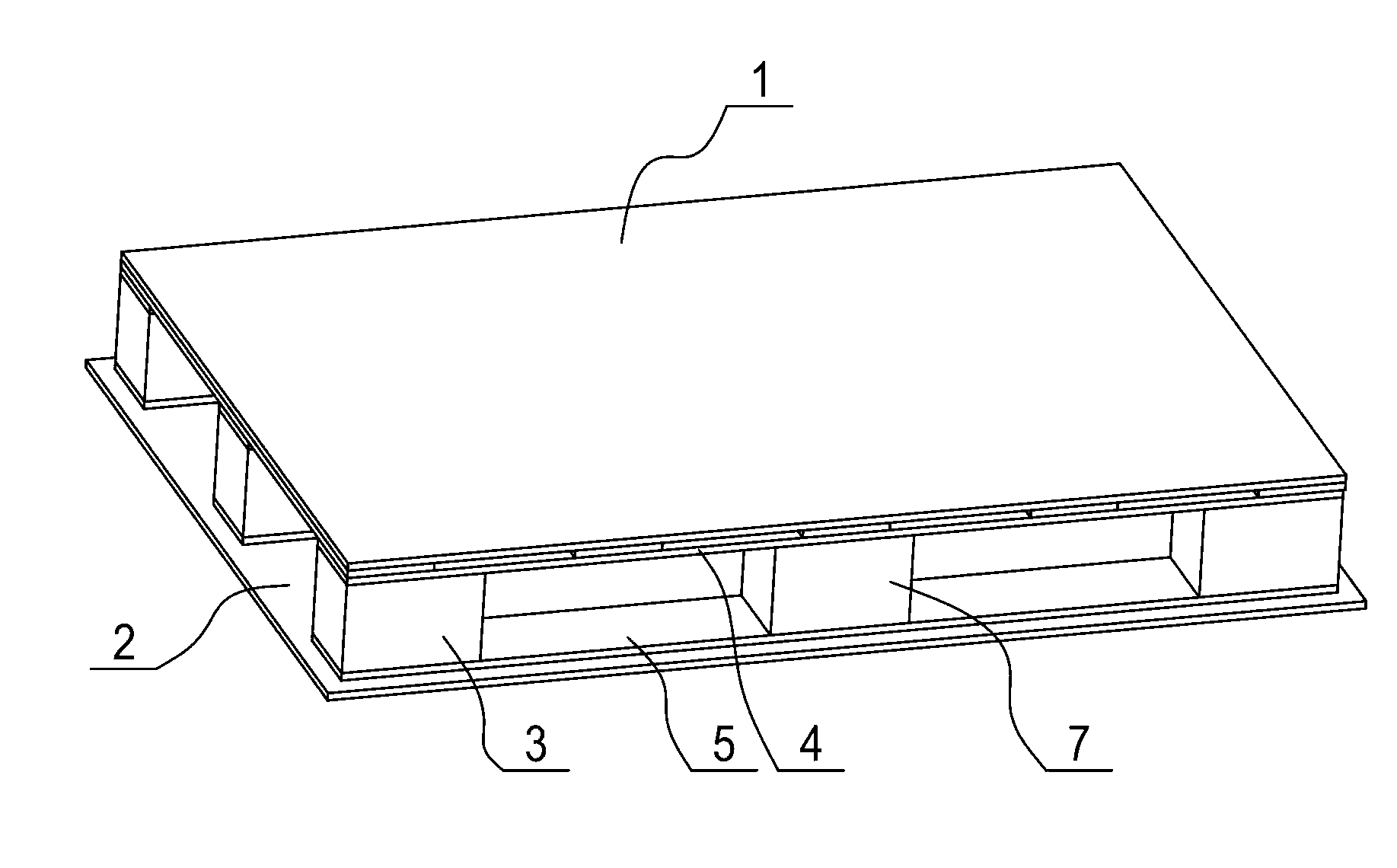 Combined paper pallet