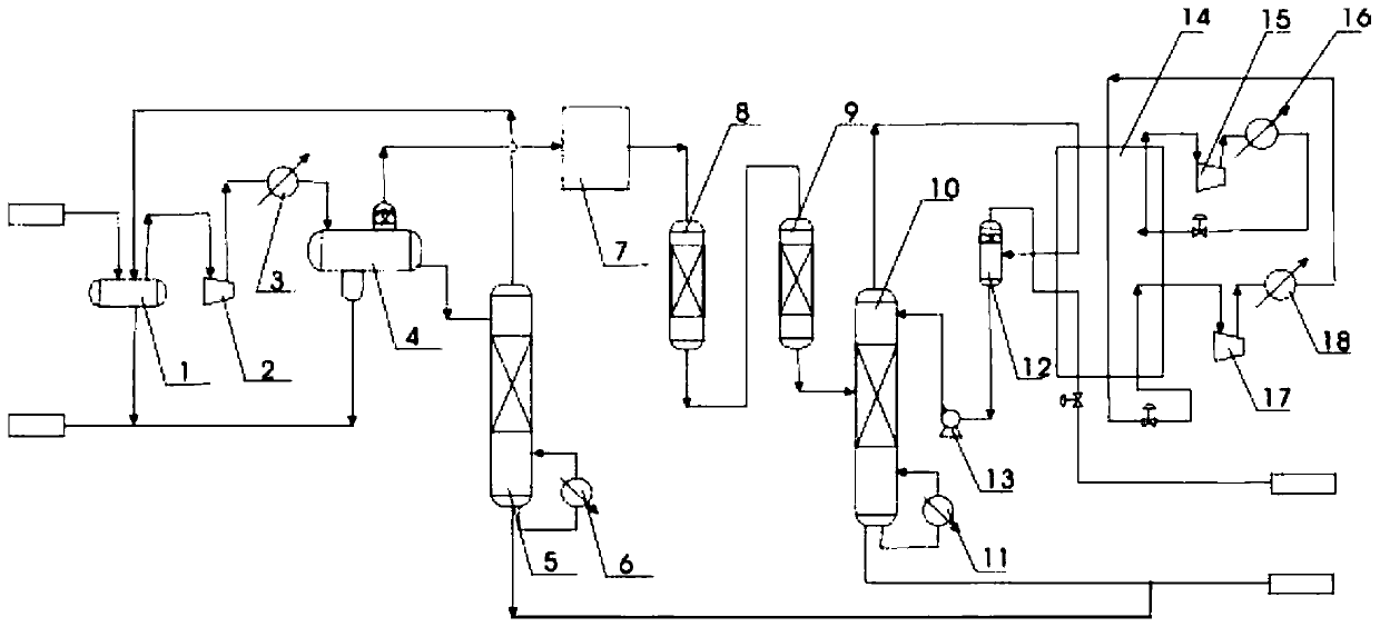 Process method for producing LNG from oilfield associated gas