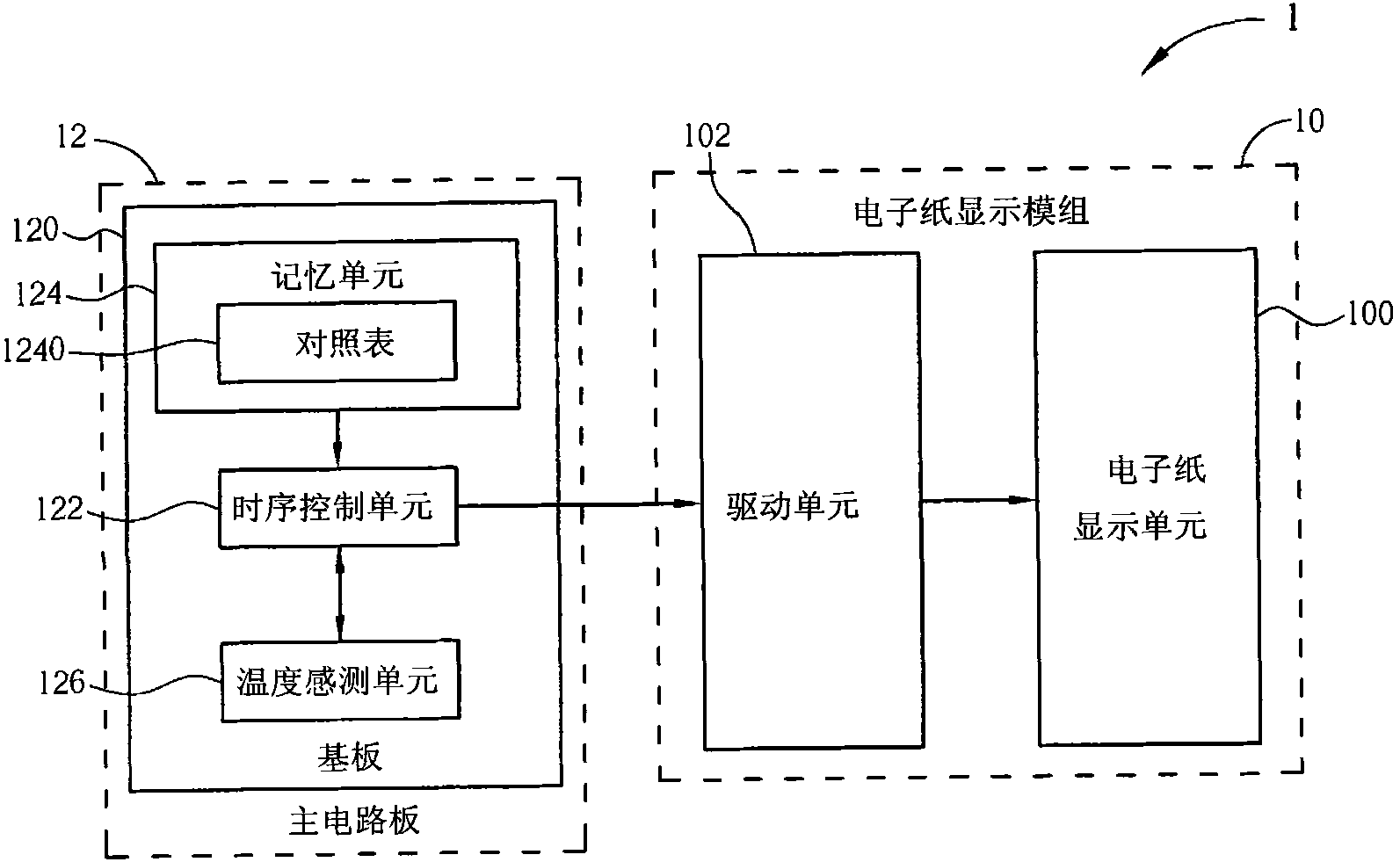 Electronic paper display device