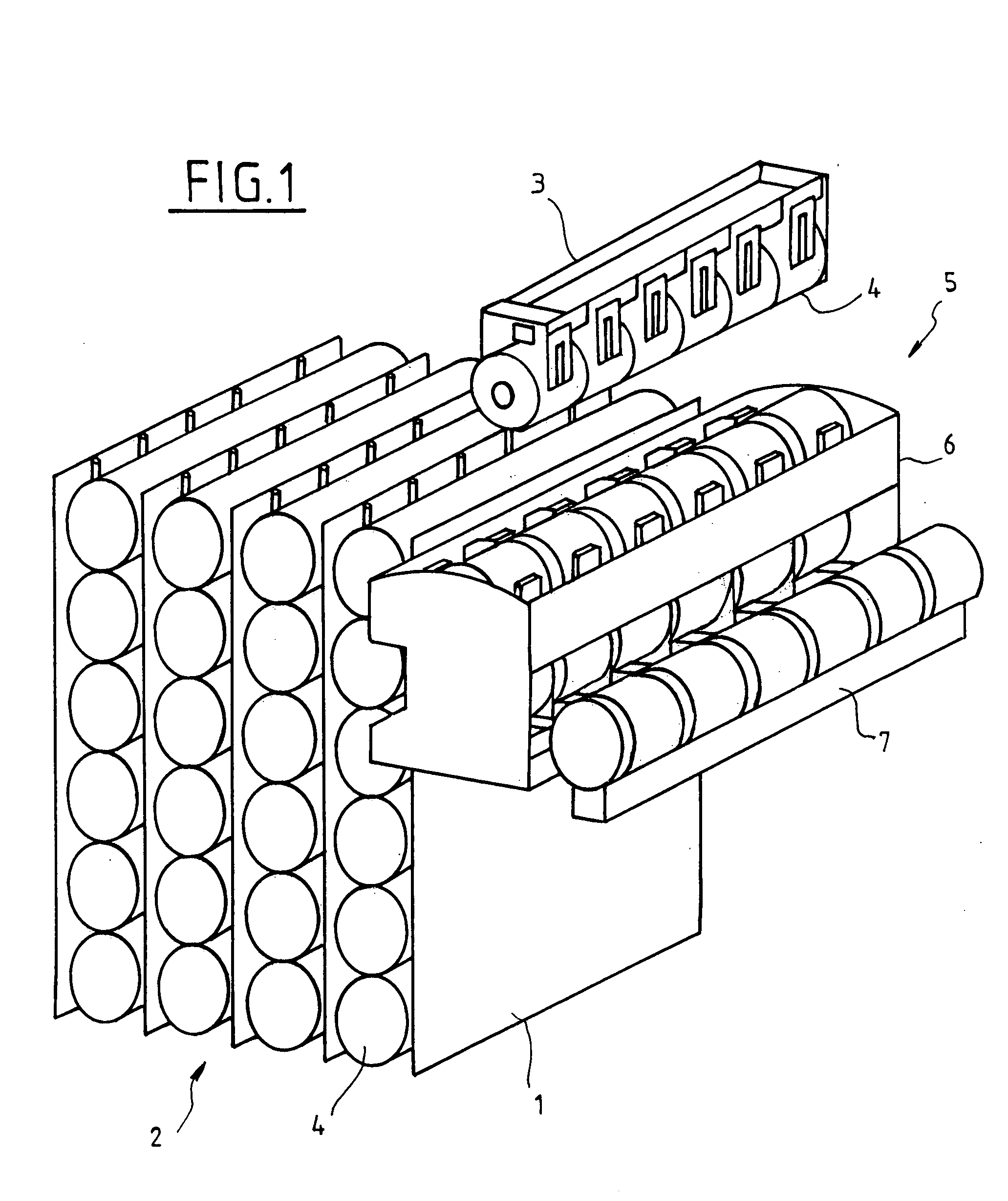 Device to separate propellant charge modules