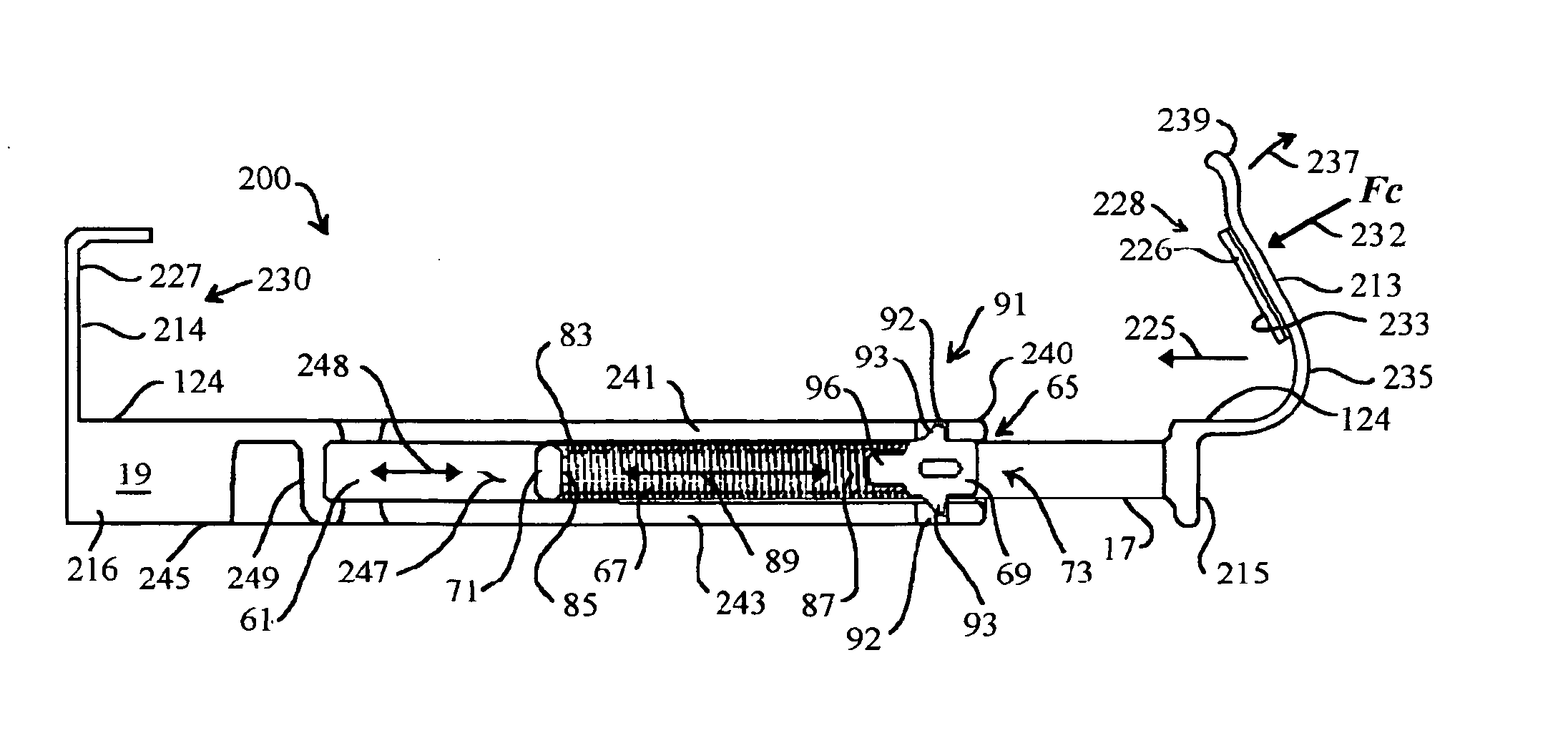 Thumb release mounting apparatus