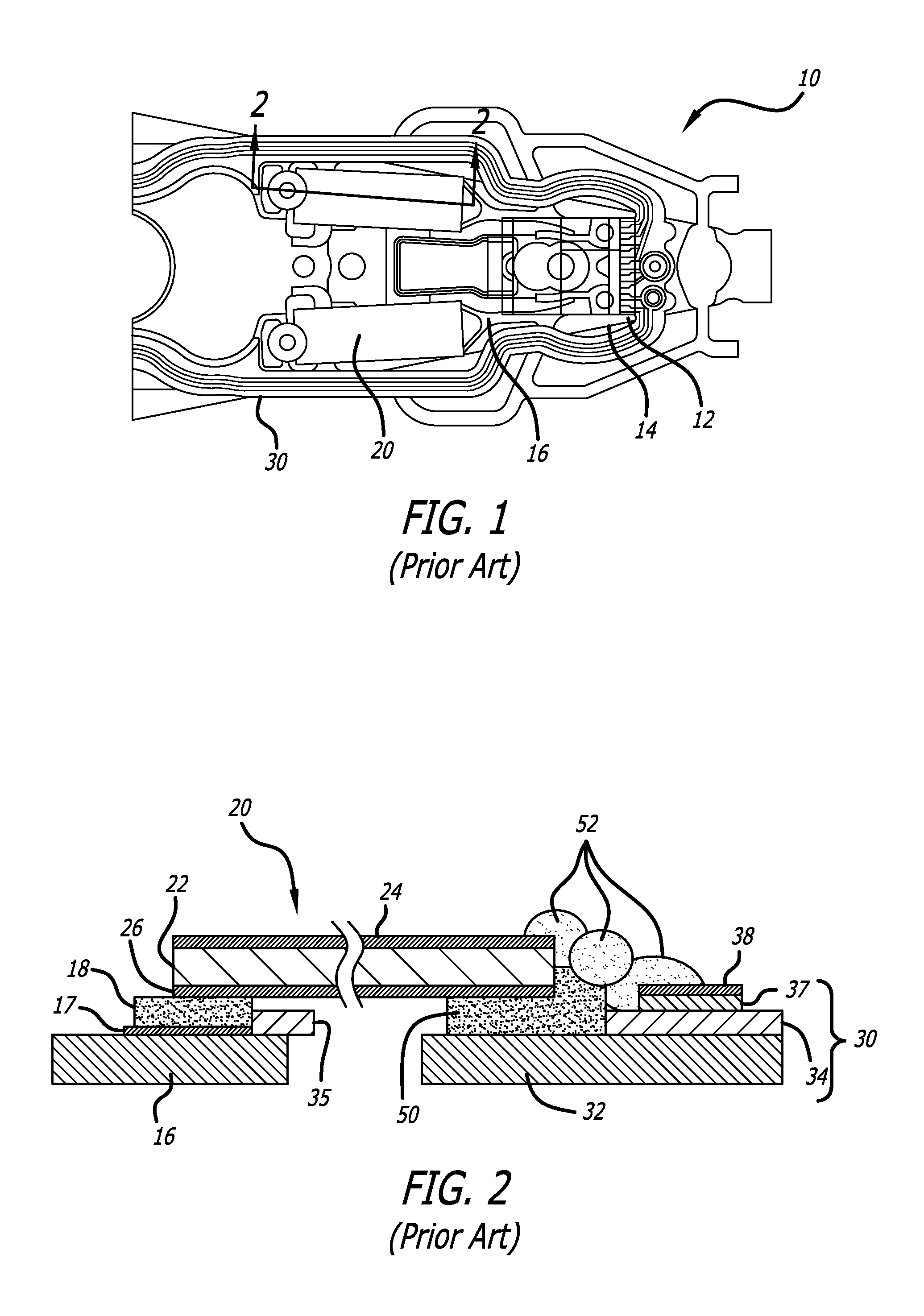 Formed electrical contact pad for use in a dual stage actuated suspension