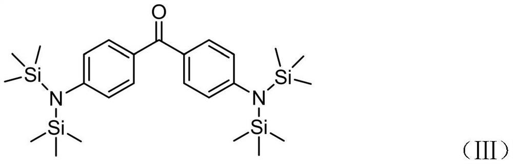 A kind of benzophenone derivative photoinitiator containing hexamethylsilylamine structure and preparation method thereof