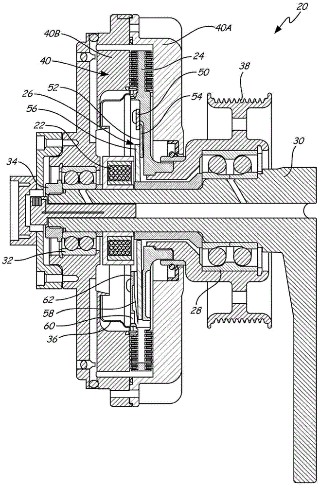Viscous clutch and method of operation thereof