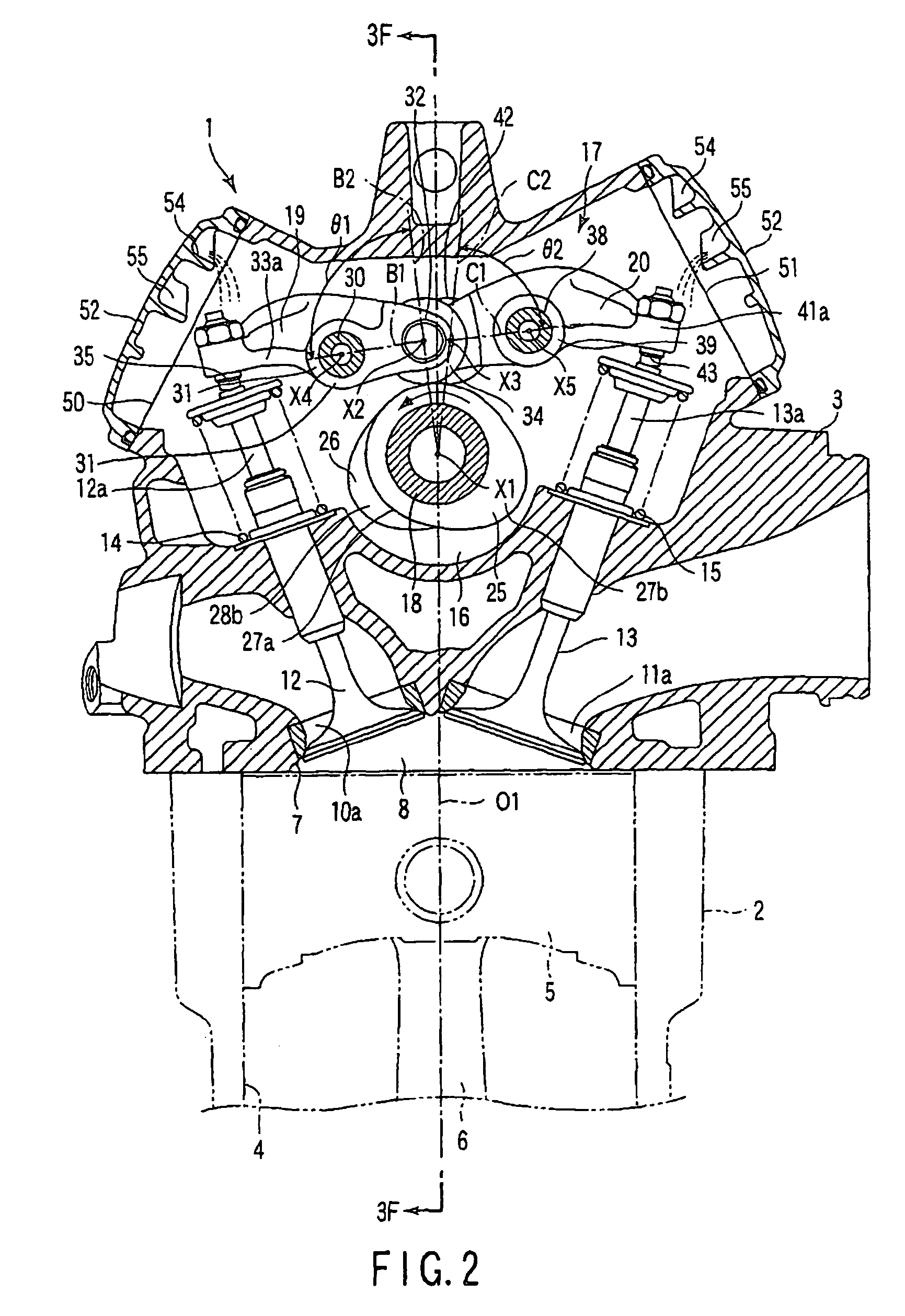 Valve operating mechanism with roller rocker arm, 4-cycle engine, and motorcycle having 4-cycle engine mounted thereon