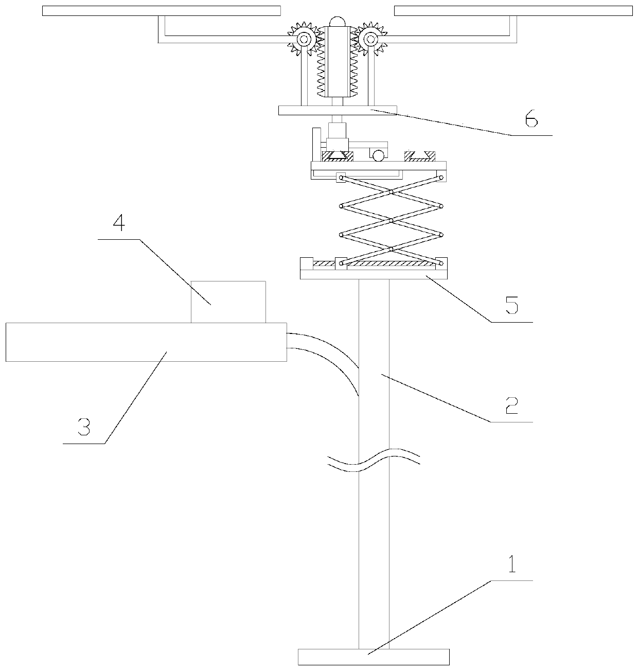 Solar street lamp with hot spot prevention effect for lighting engineering