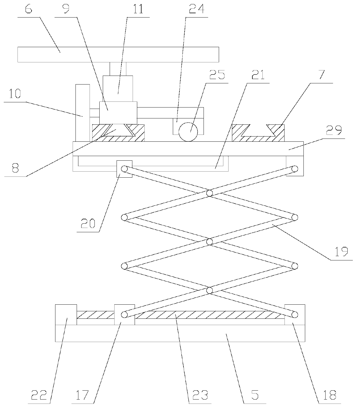 Solar street lamp with hot spot prevention effect for lighting engineering