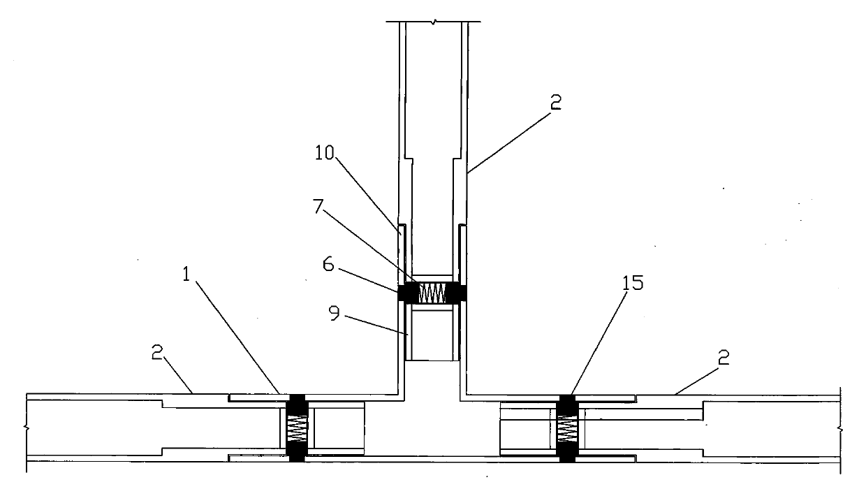 Combined geotechnical grid stretch-drawing device