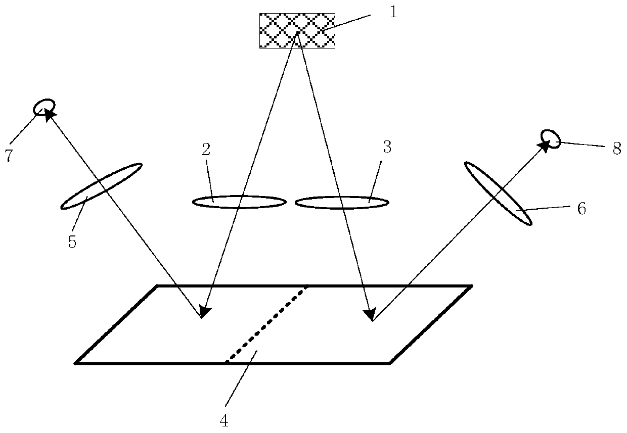 Stereoscopic imaging device and system based on compressed sensing theory