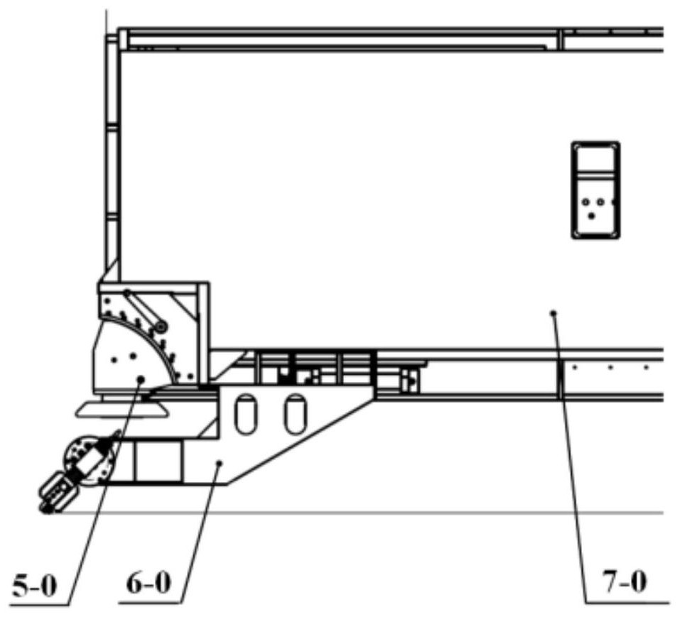 Large irregular bus-shaped surface shell uniform thinning machining method and device