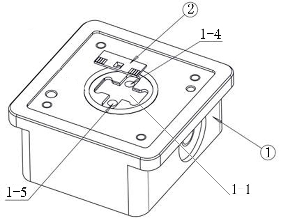 A thermoelectric two-field in-situ atmosphere test system under an optical microscope