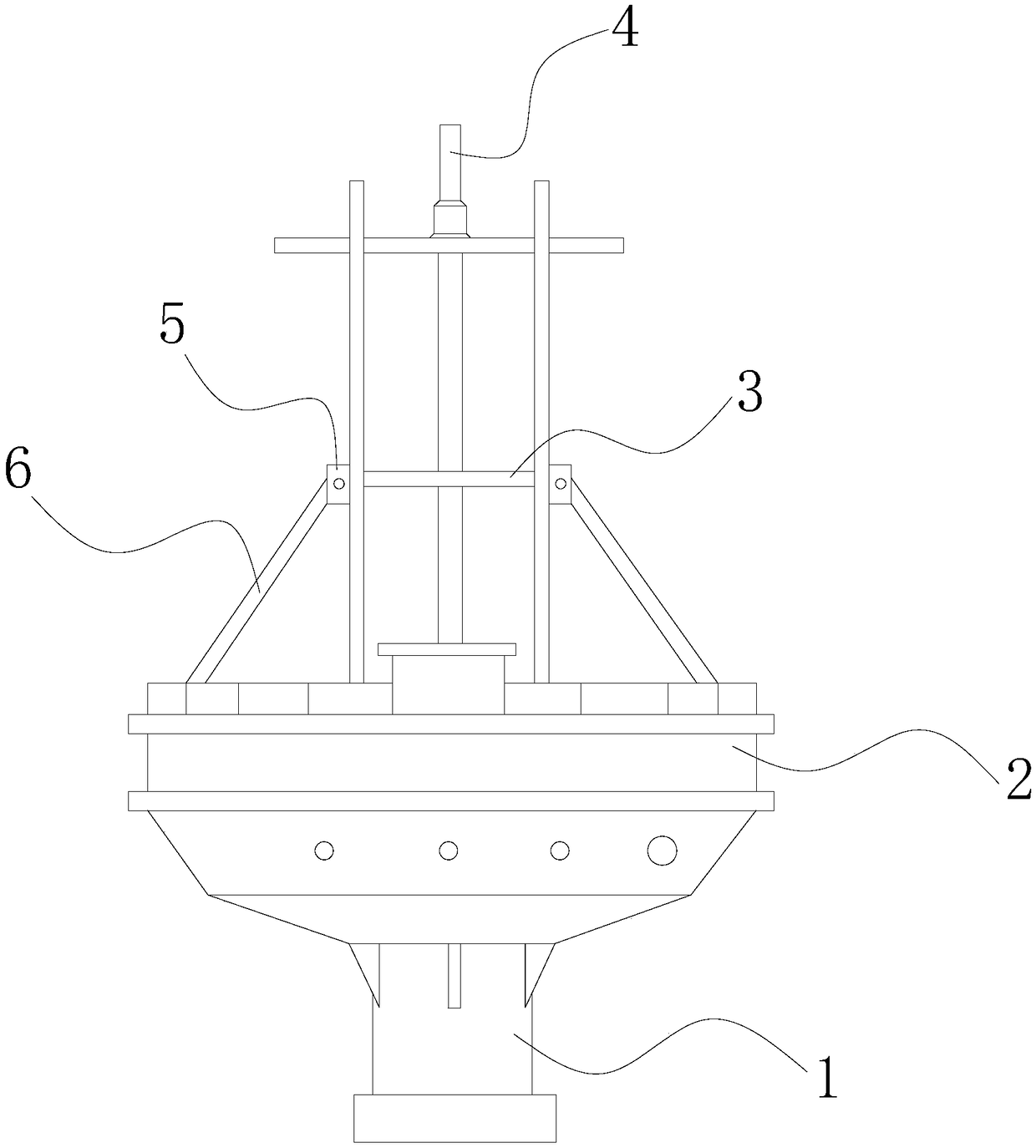 Multifunctional buoy used for environmental monitoring