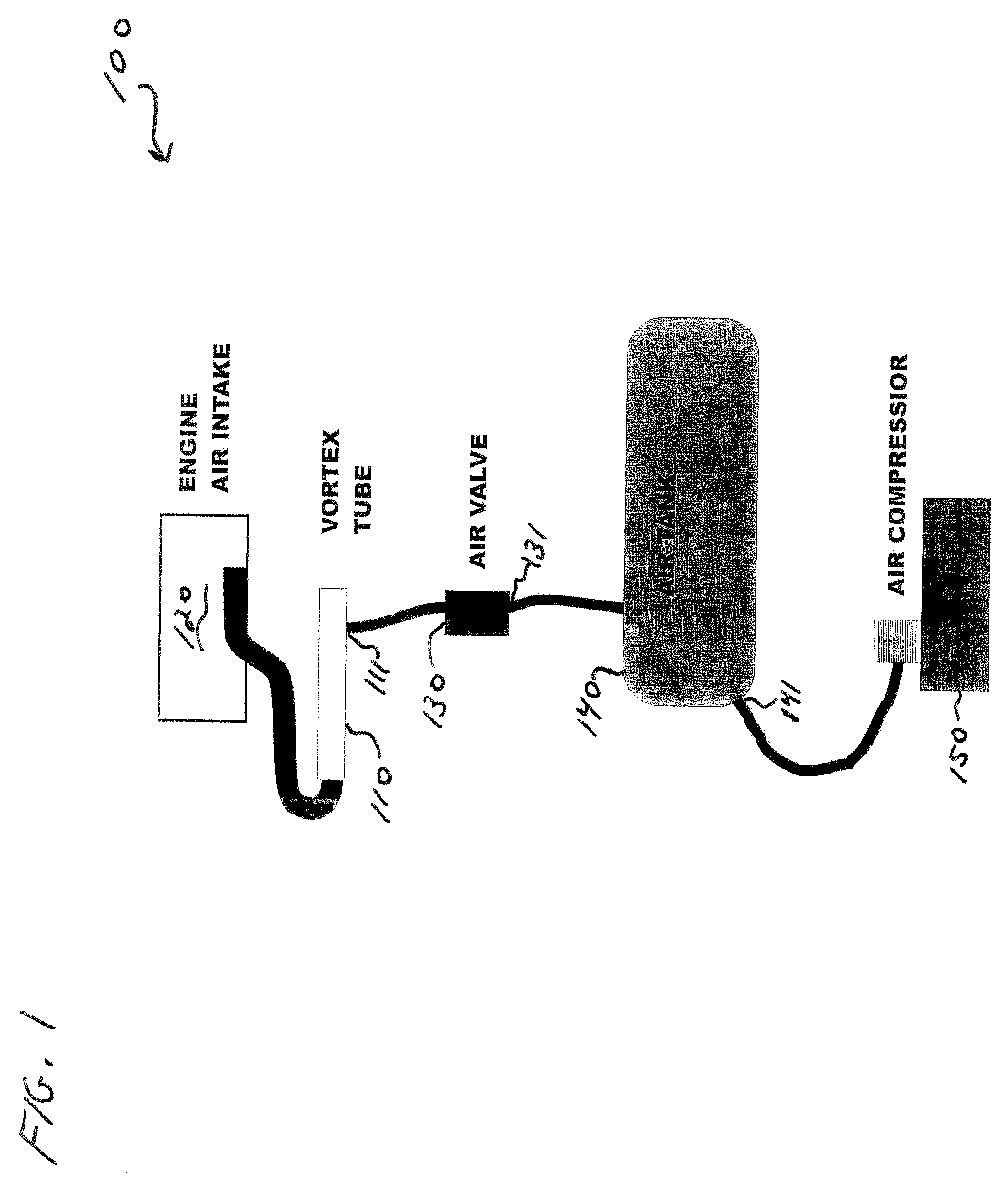 System and method for cooling air intake