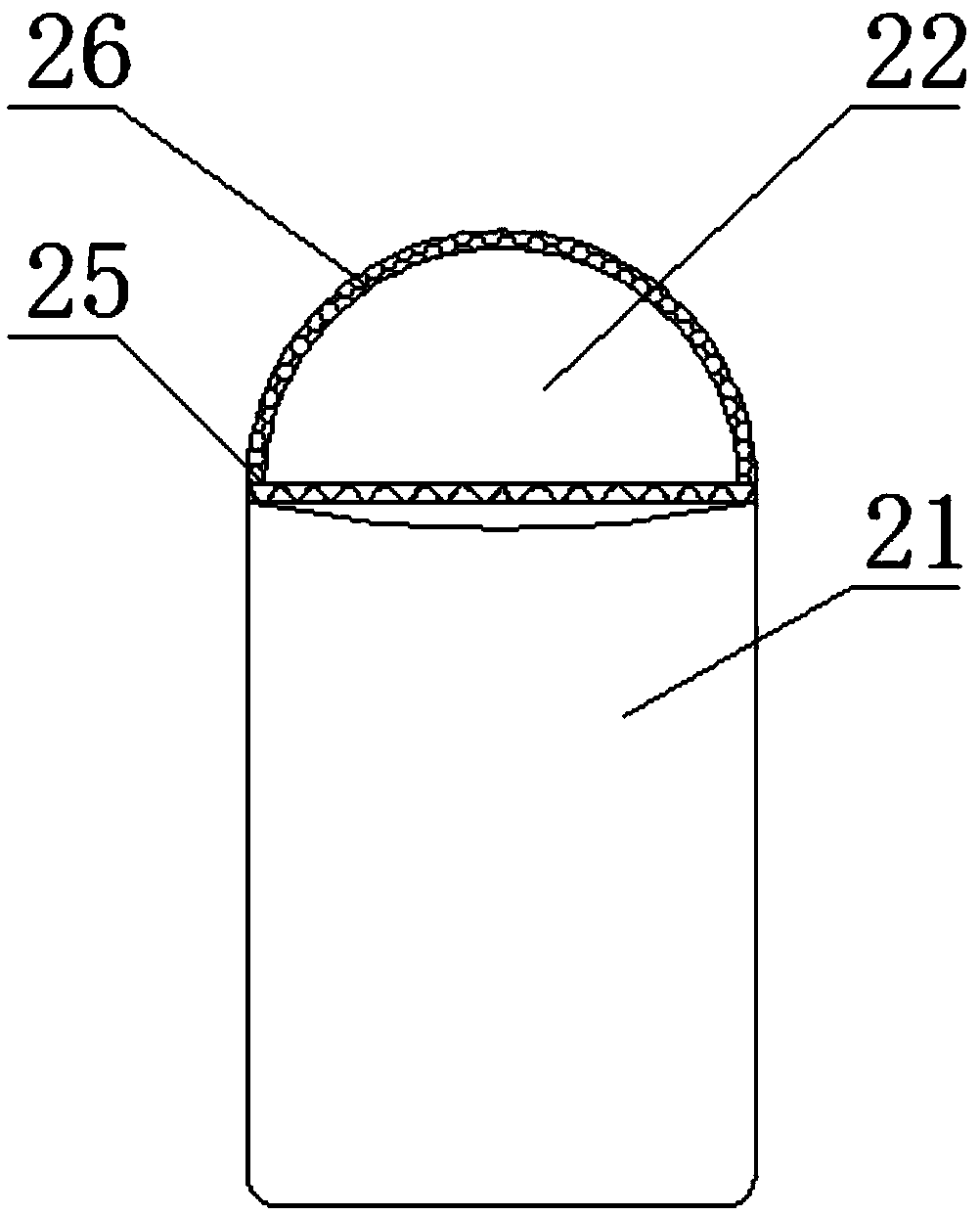 Sandbag for achieving hemostasis of arteria femoralis by compression