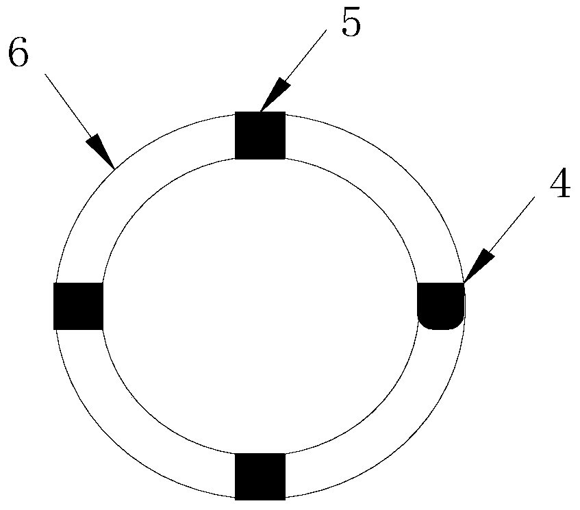 Multipolar stimulated ablation electrode catheter provided with annular flexible head end and used for renal artery