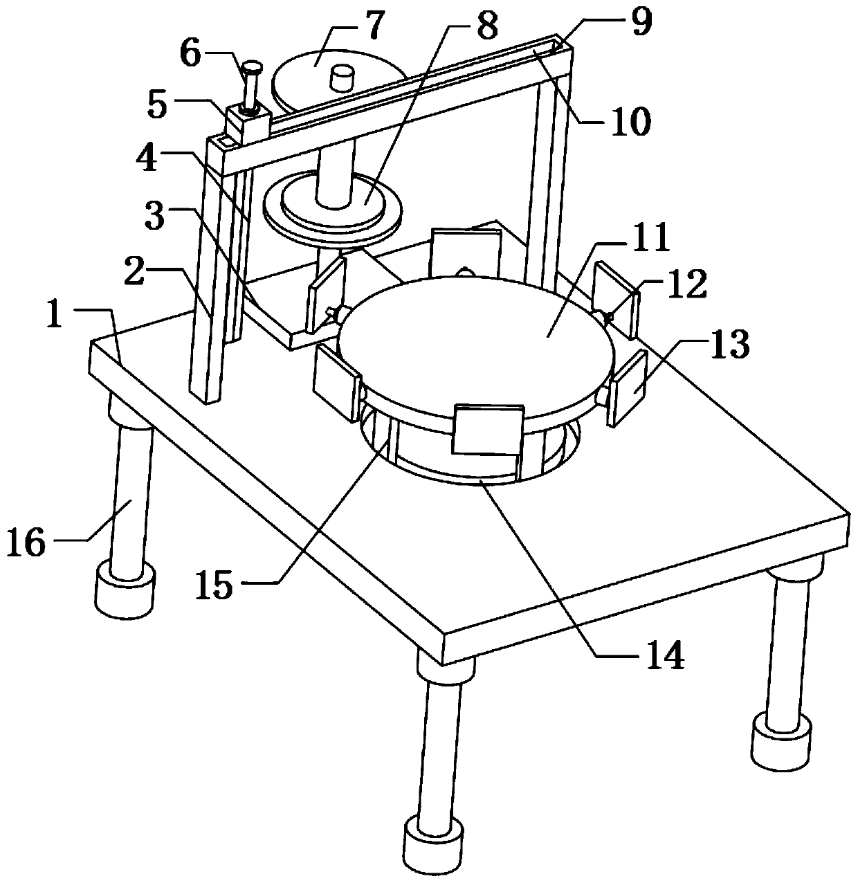 Article packaging device for logistics transportation