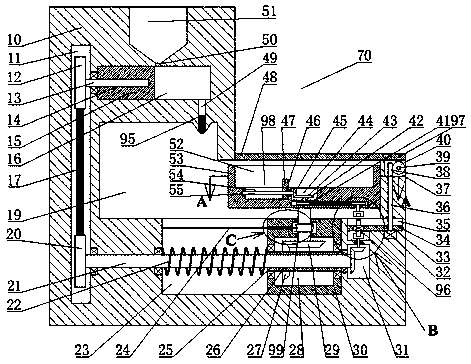 Coating device for coating special for aluminum alloy hub