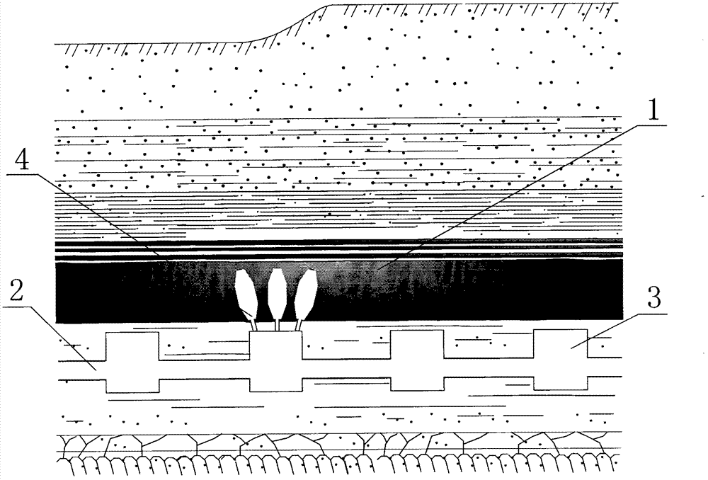 Method for mining coalbed methane through regional underground high-pressure hydraulic drilling and pressure relief