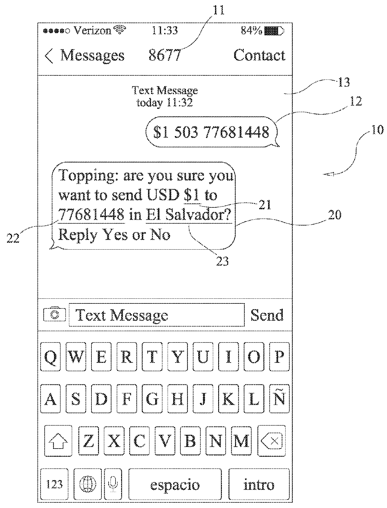Method for financing purchases for others using a sender's charge account