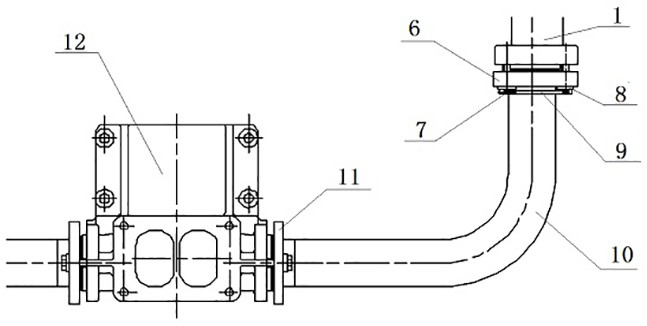 Exhaust system structure capable of improving reliability