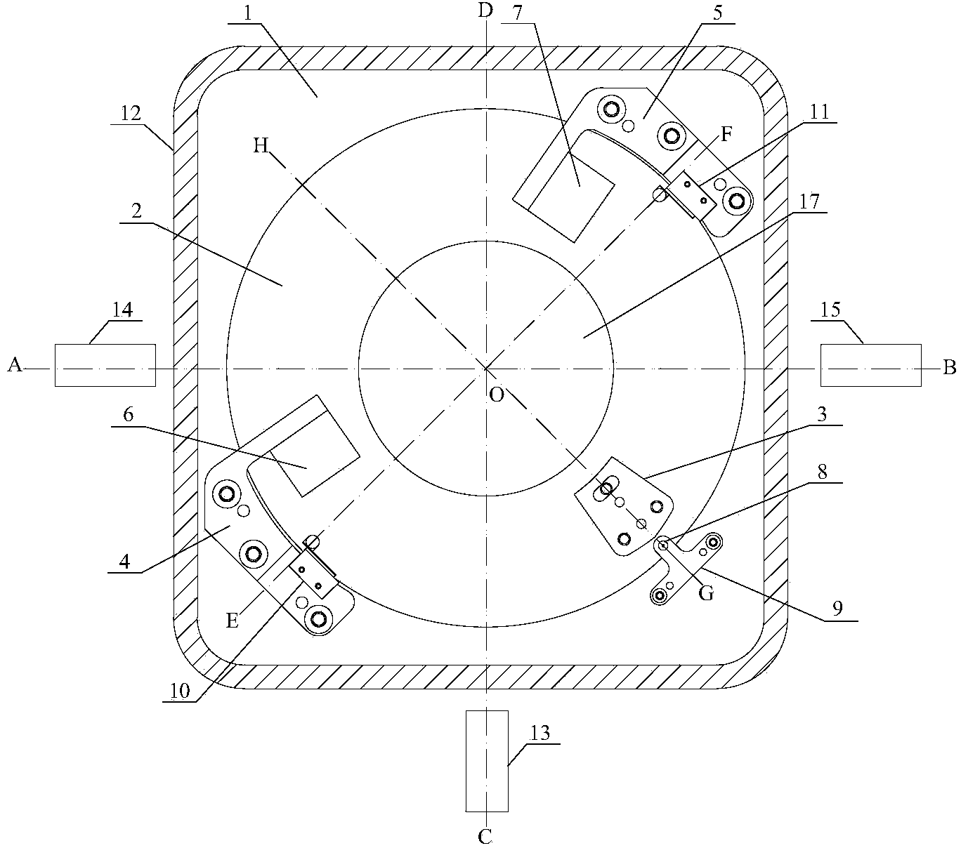 Three-channel shifter and shifting method thereof