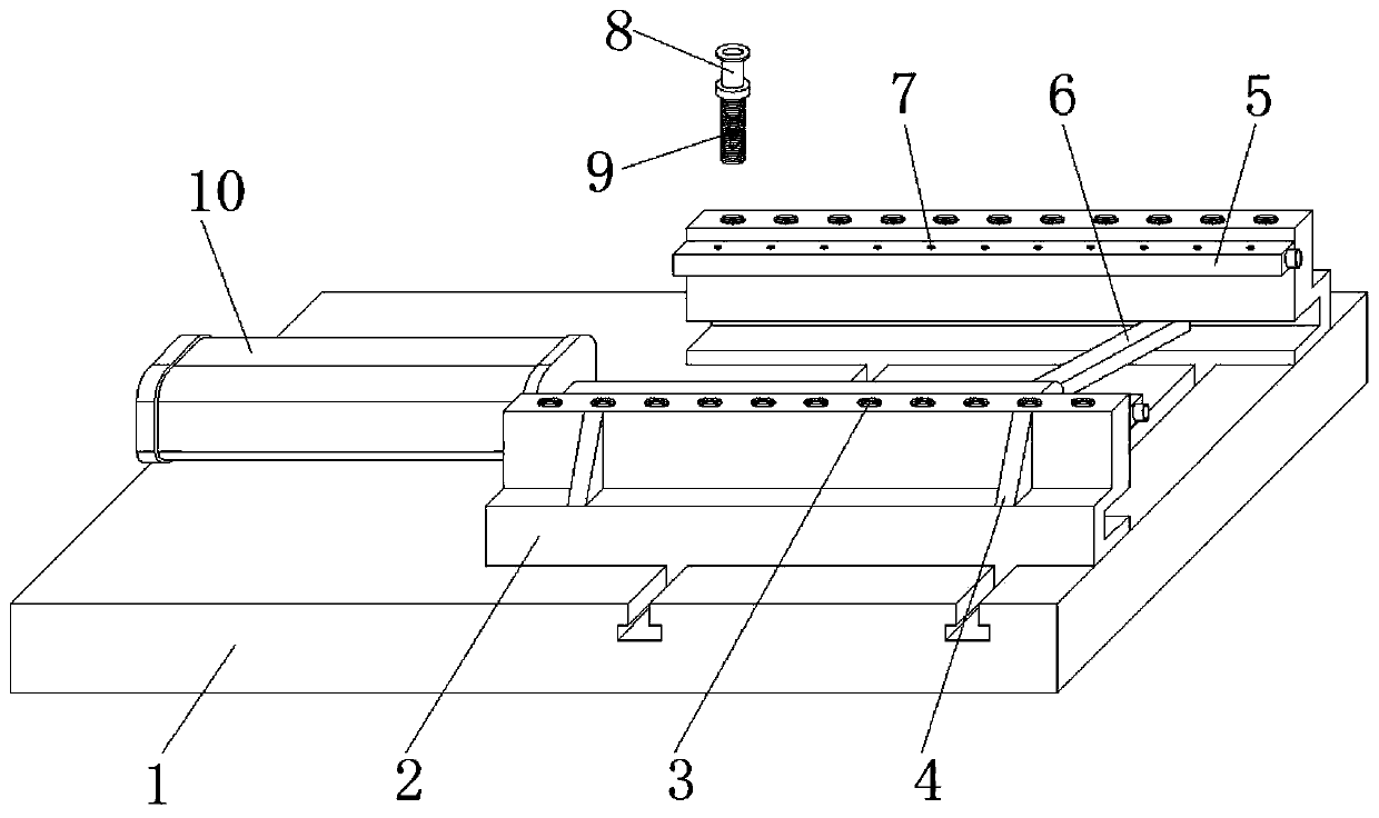 Automobile U-shaped bolt correction tool