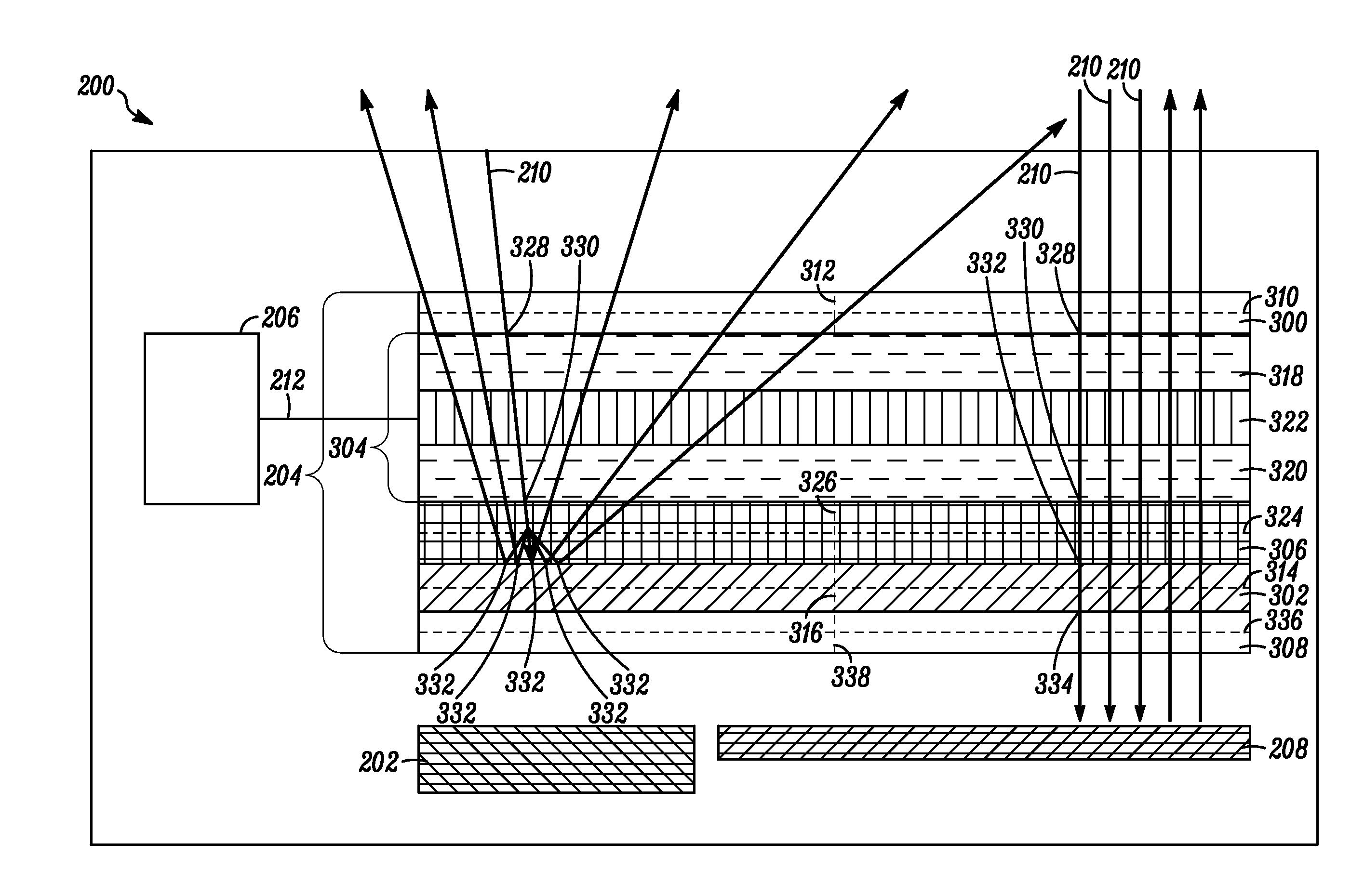 Electronic device and LC shutter with diffusive reflective polarizer