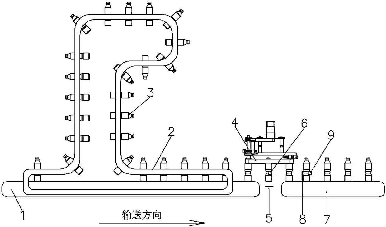 Turnover type large volume parenteral impurity detection device